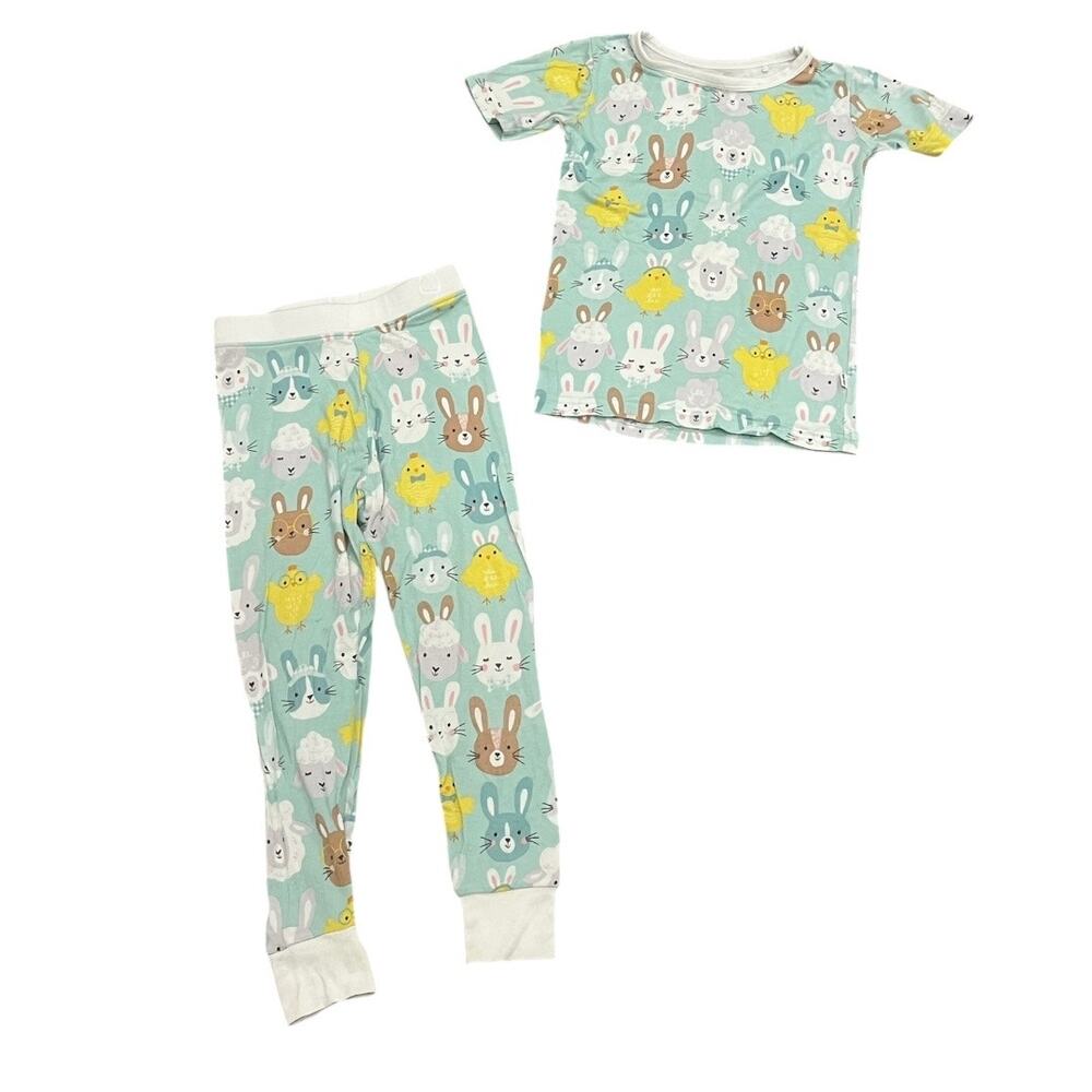 Little Sleepies Hop To It Short Sleeve Two Piece Pajamas Size 2T